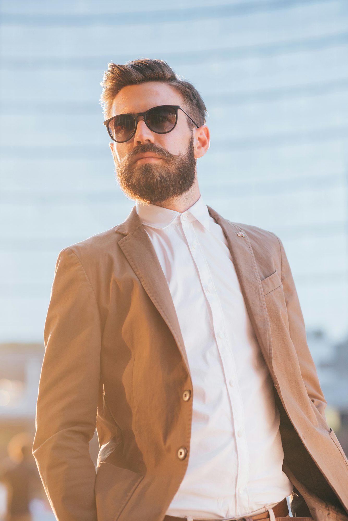 young businessmen outdoor